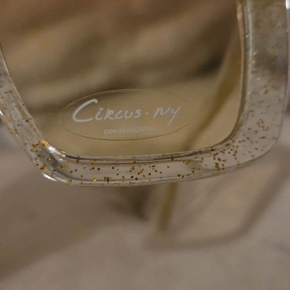 Circus-NY Stylish Gold Sparkle -Tinted Women's Sunglasses - Picture 2 of 10